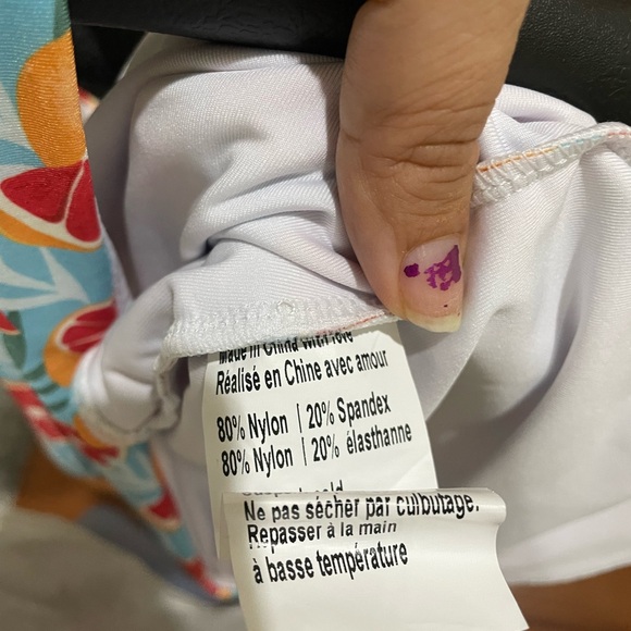 Brand New/ Never Worn Hayley Elsaesser Blood Orange Print One Piece Swimsuit XXL - Picture 3 of 6